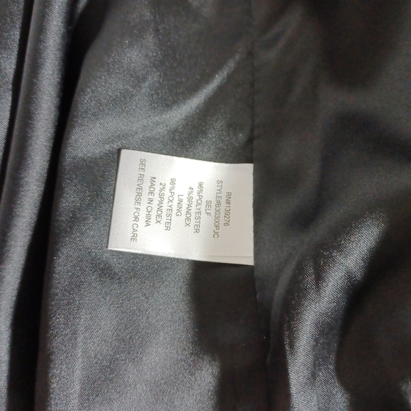 Black Rainn Floral Jacket New White Shirt Not Included - Picture 5 of 6